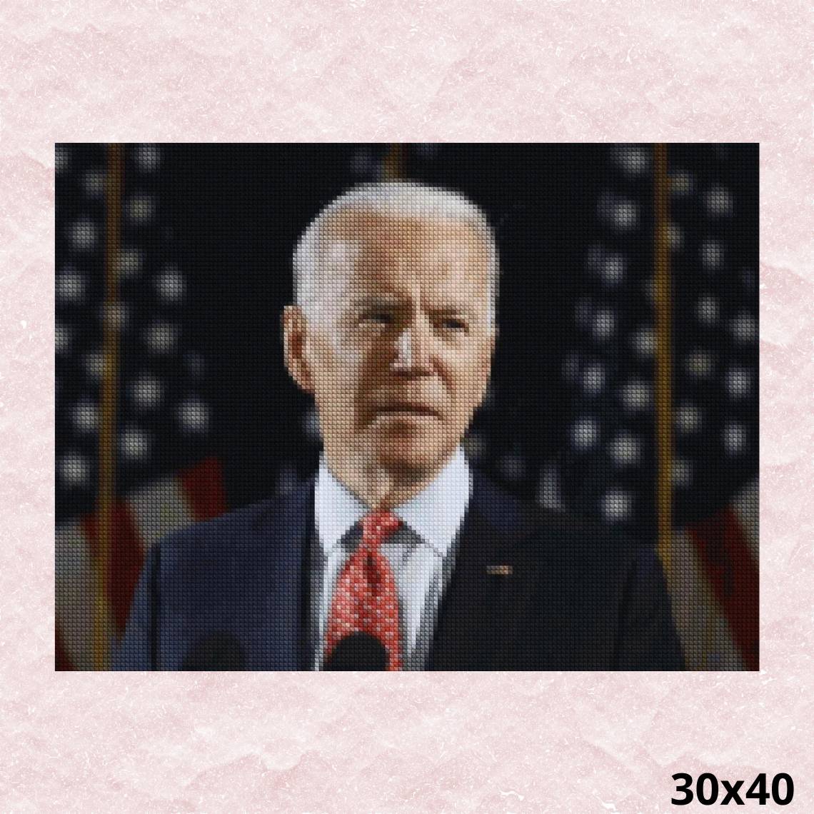 Joe Biden 30x40 - Diamond Painting