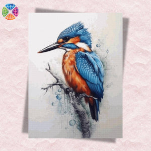 Kingfisher Bird - Diamond Painting