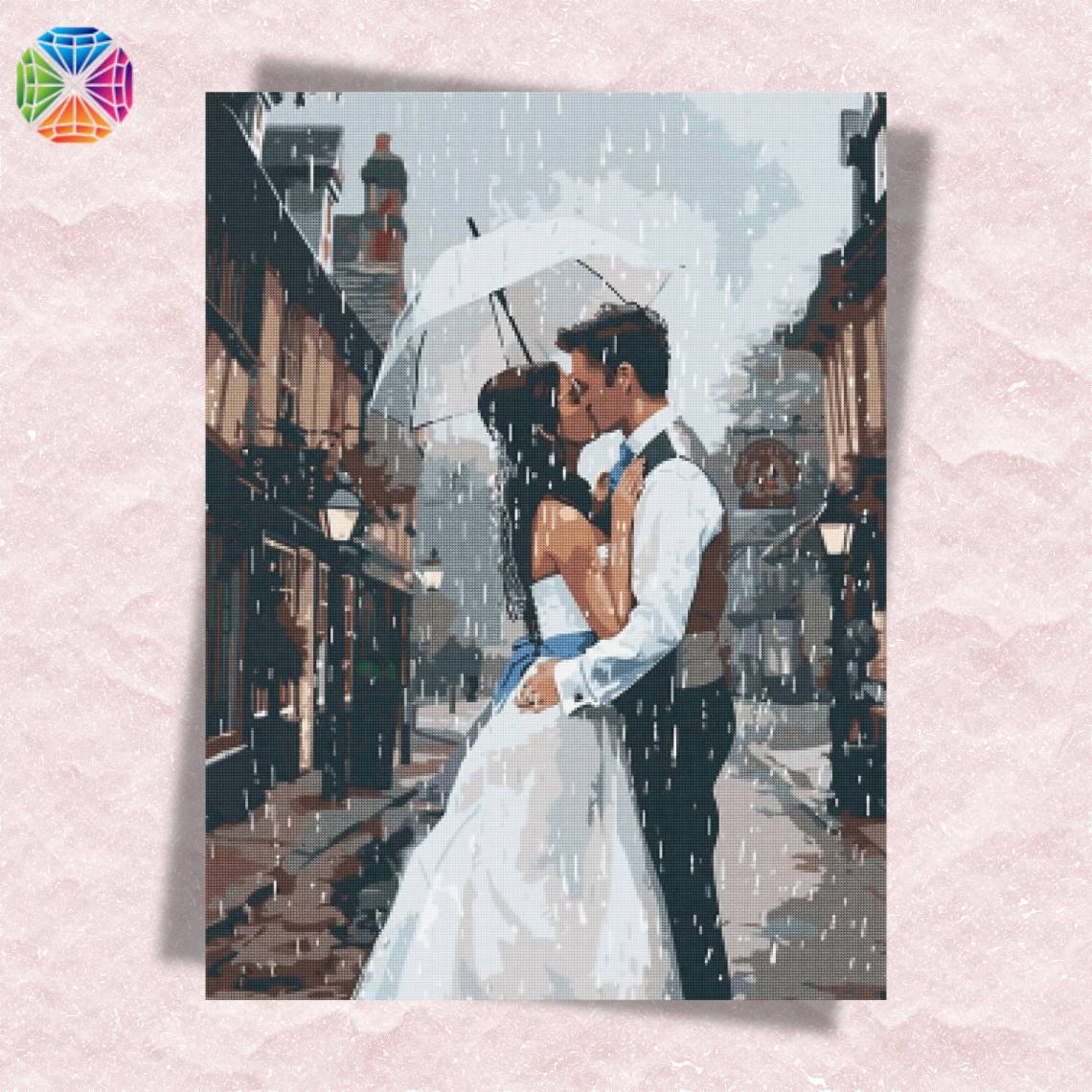 Kissing Couple - Diamond Painting