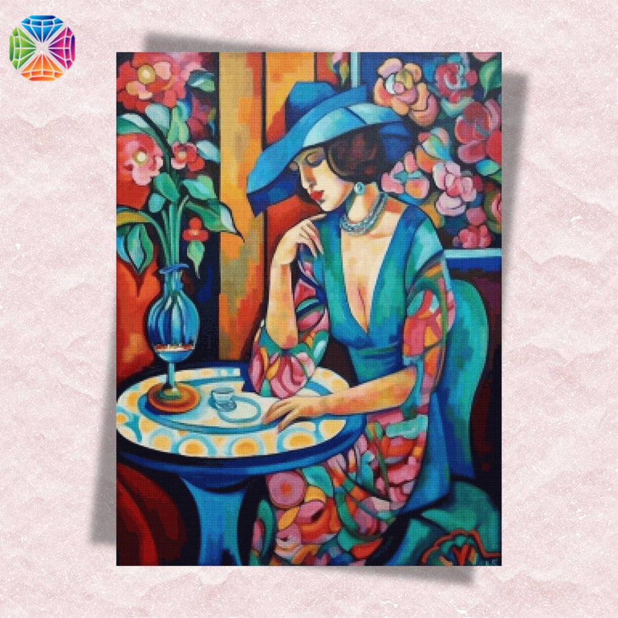 Lady in Blue – Diamond Painting