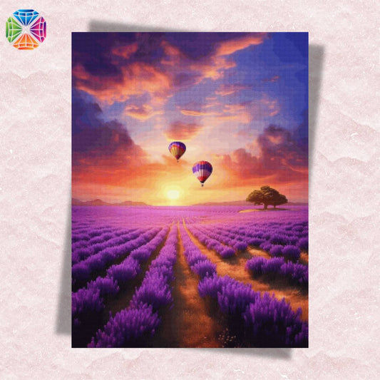 Lavender Balloons - Diamond Painting