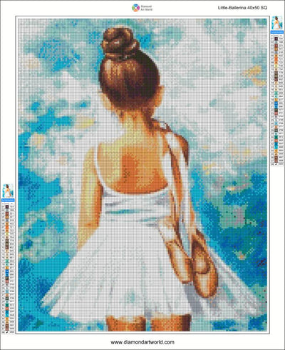 Little Ballerina - Diamond Painting Layout