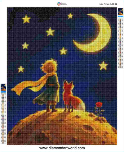 Little Prince - Diamond Painting Layout