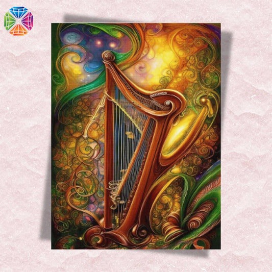 Magical Harmony Harp - Daimond painting