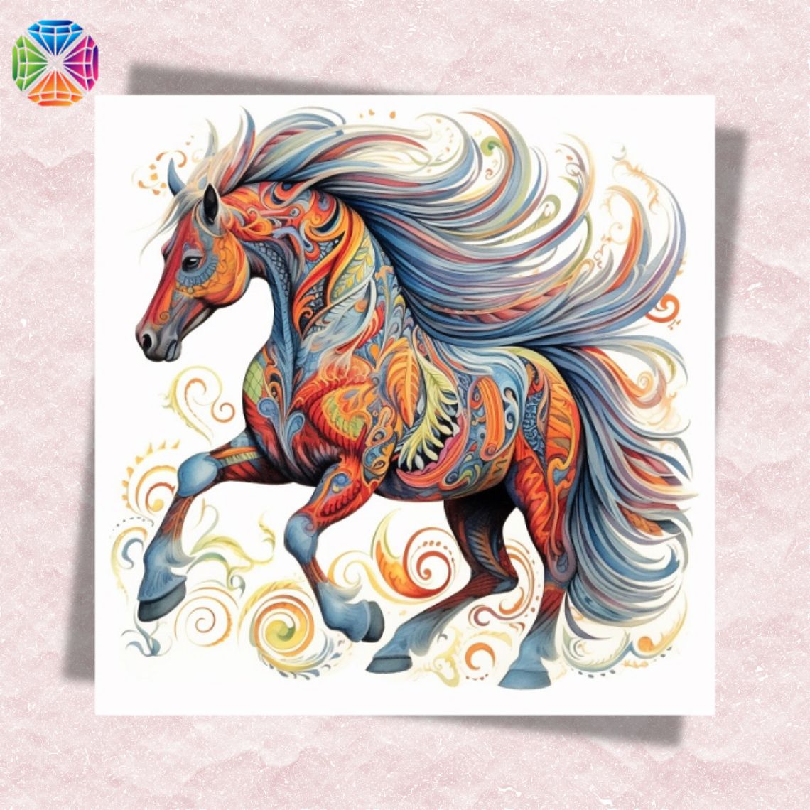 Mandala Horse - Diamond Painting