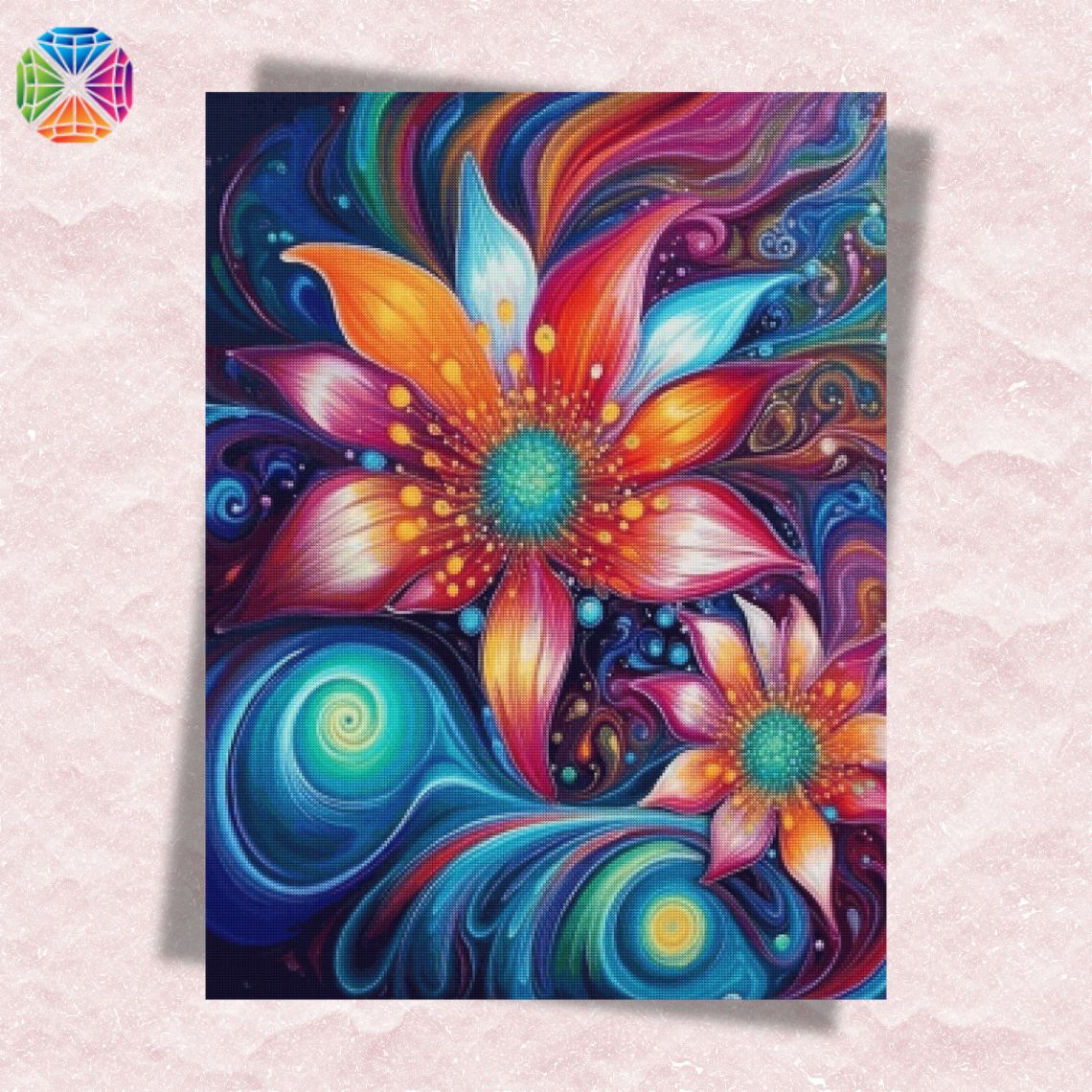 Mandala Lotus Flowers Diamond Painting