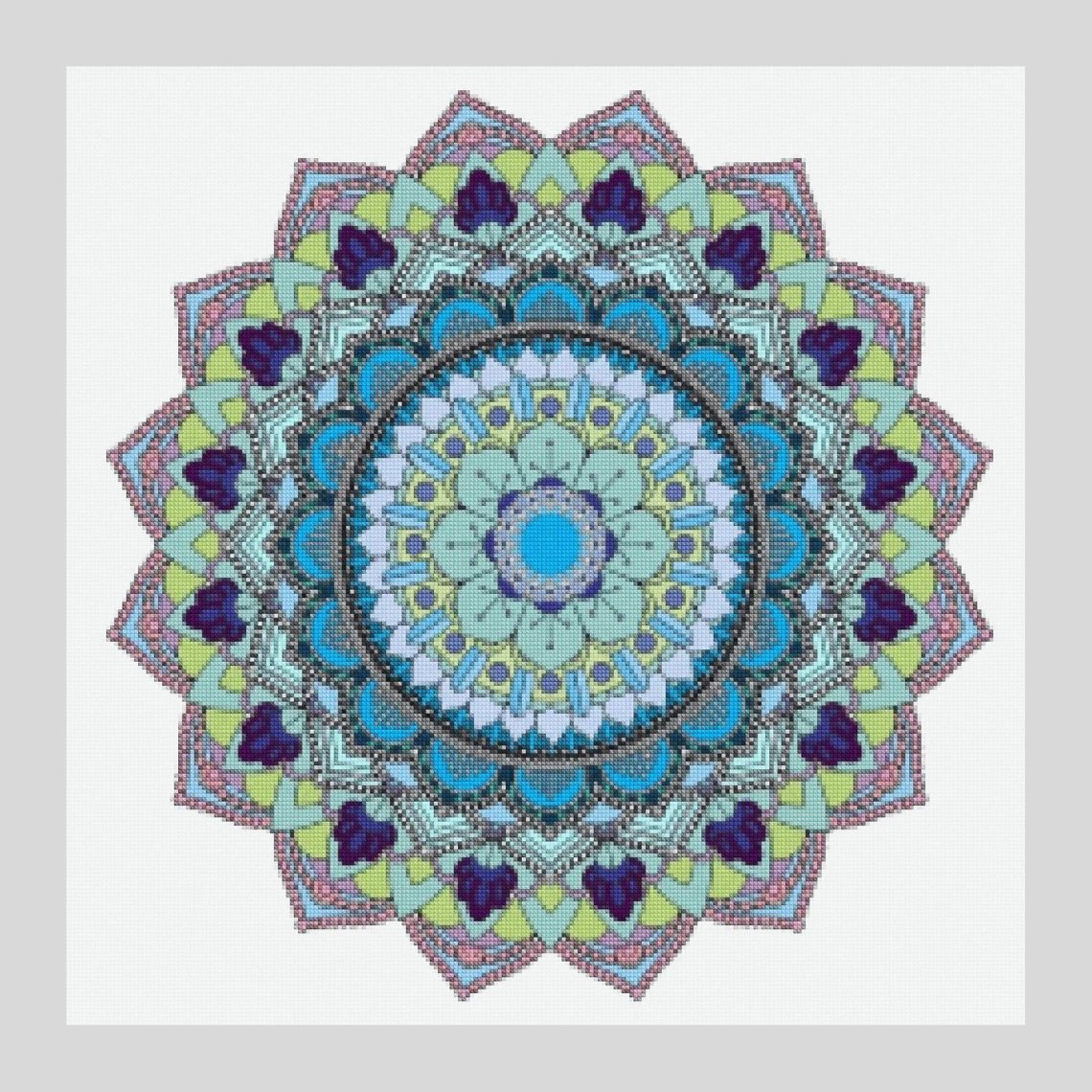 Mandala Partial Luminous Diamond Painting Kit – Diamond Painting Creations