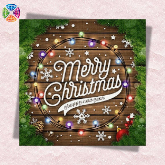 Merry Christmas Lights - Diamond Painting