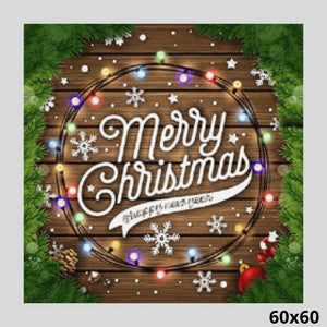 Merry Christmas Lights 60x60 - Diamond Painting