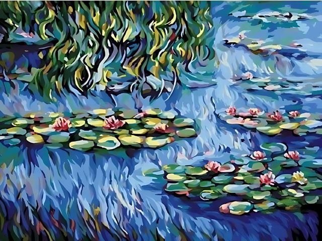 Monet Water Lilies – Diamond Painting