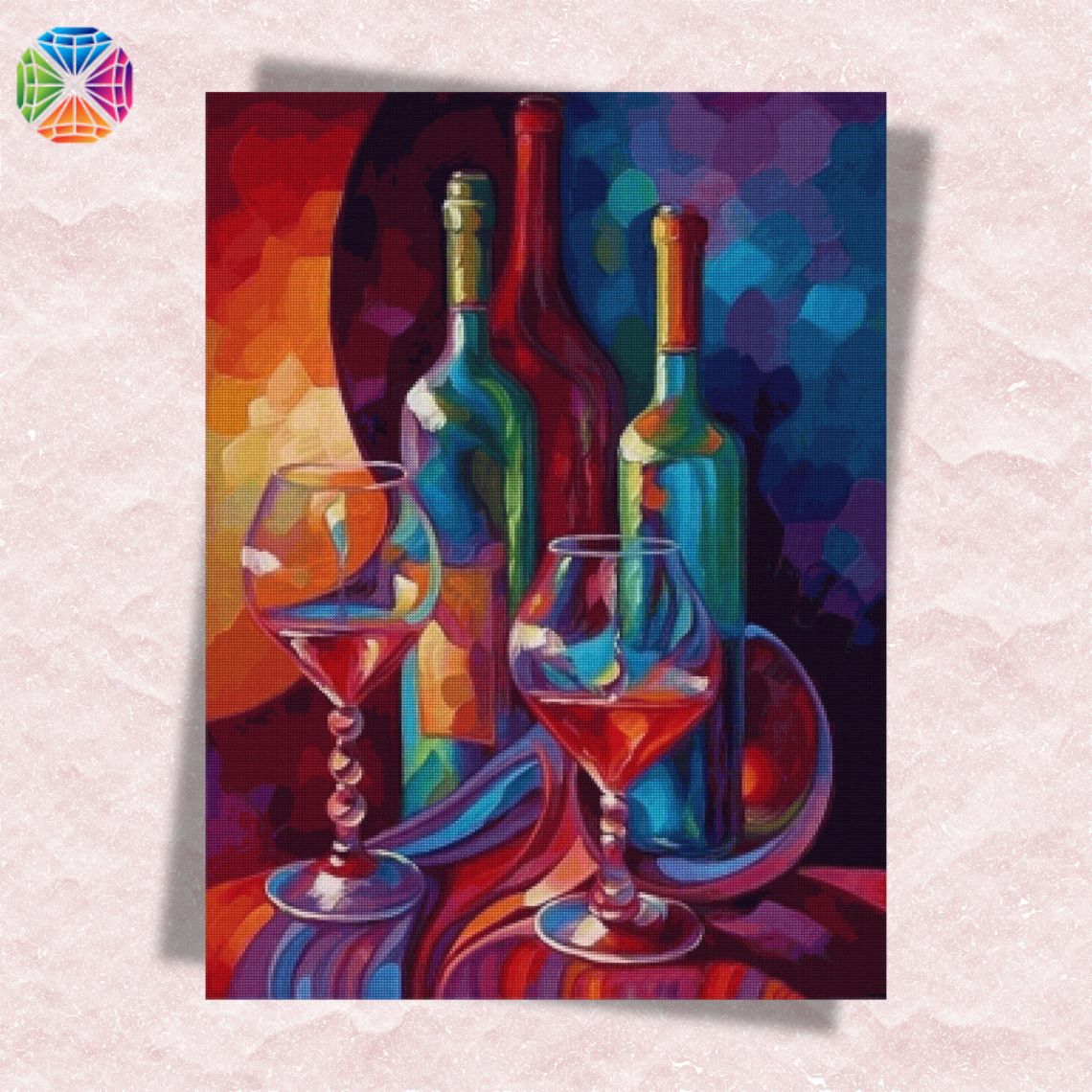 Mosaic Bottles - Diamond Painting