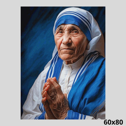 Mother Teresa 60x80 Paint with Diamonds