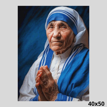 Mother Teresa 40x50 Paint with Diamonds