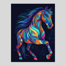 Load image into Gallery viewer, Neon Horse - Diamond Painting
