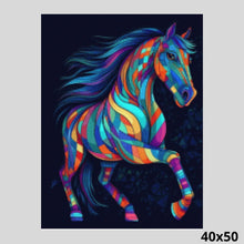 Load image into Gallery viewer, Neon Horse 40x50 - Diamond Painting

