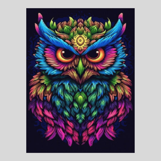 Neon Owl - Paint with Diamonds