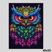 Load image into Gallery viewer, Neon Owl 40x50 - Paint with Diamonds
