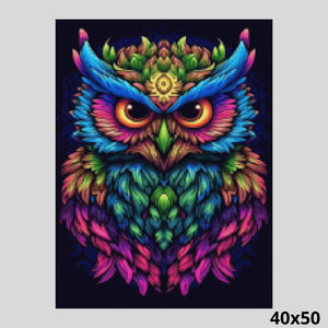 Neon Owl 40x50 - Paint with Diamonds