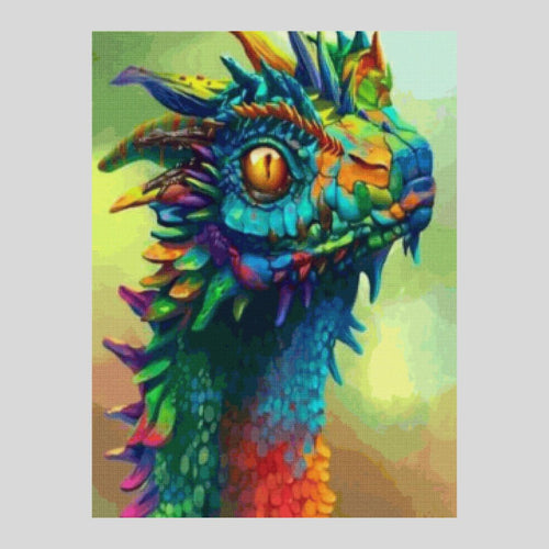 Neon Dragon - Diamond Art World