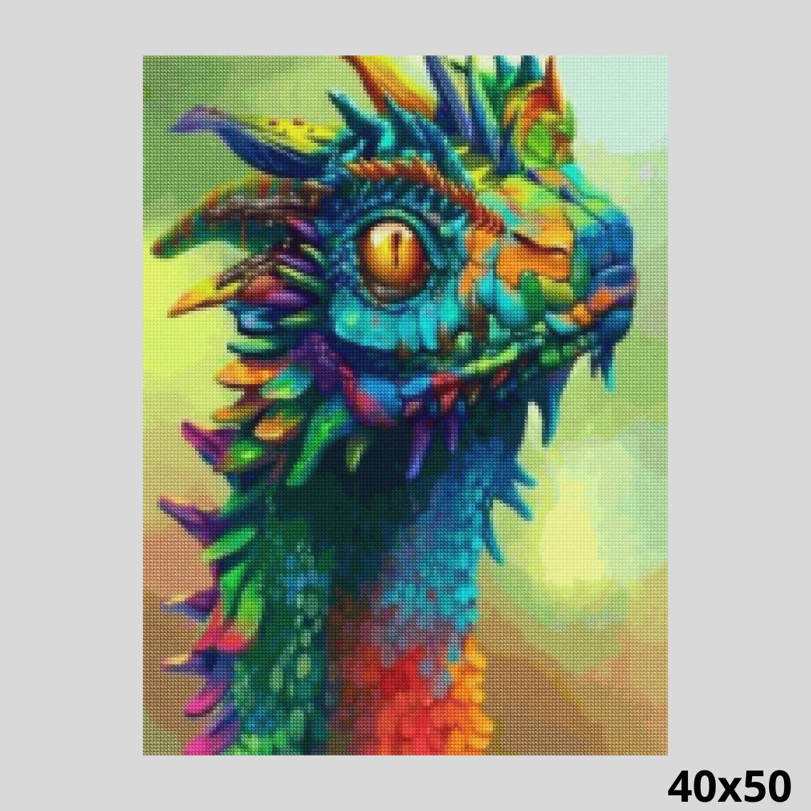 Neon Dragon 40x50 - Diamond Art World
