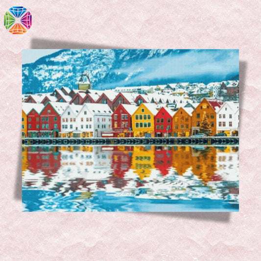 Norway Town - Diamond Painting