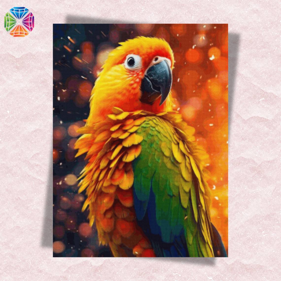 Parrot Color Splash - Diamond Painting