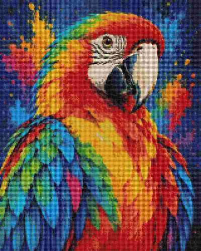 Parrot Color Splash - Diamond Art