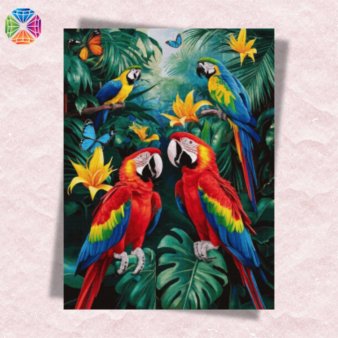 Parrots - Diamond Painting