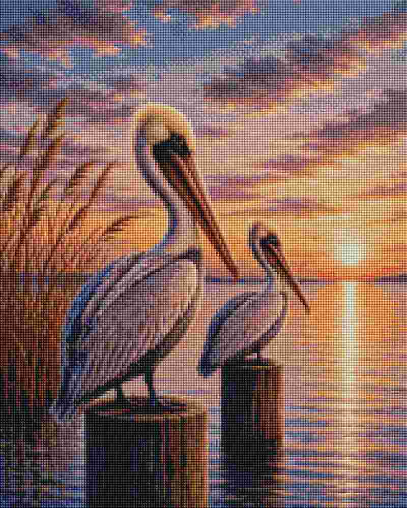 Pelicans - Diamond Art