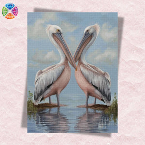 Pelicans - Diamond Painting