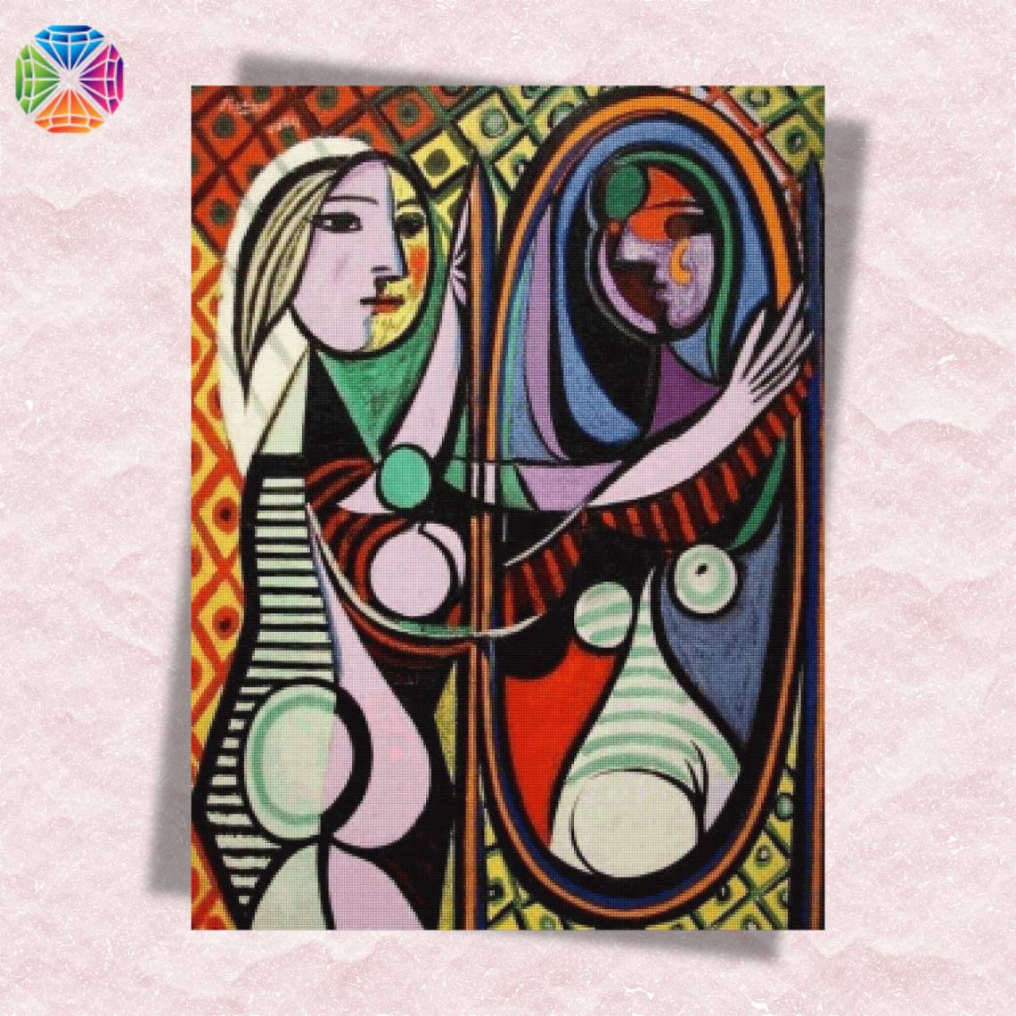 Picasso Girl before a Mirror - Diamond Painting