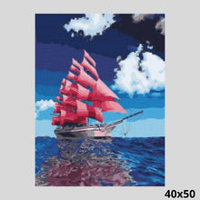 Load image into Gallery viewer, Pink Sailboat 40x50 - Diamond Painting
