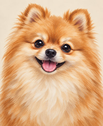 Pomeranian Puppy - Diamond Painting