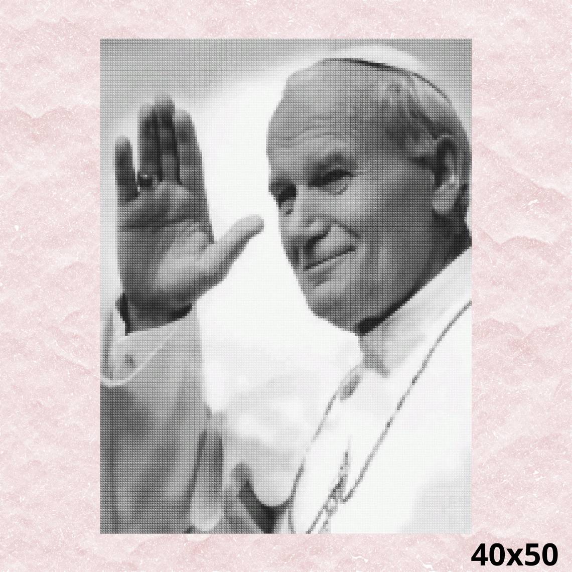 Pope John Paul II 40x50 - Diamond Painting