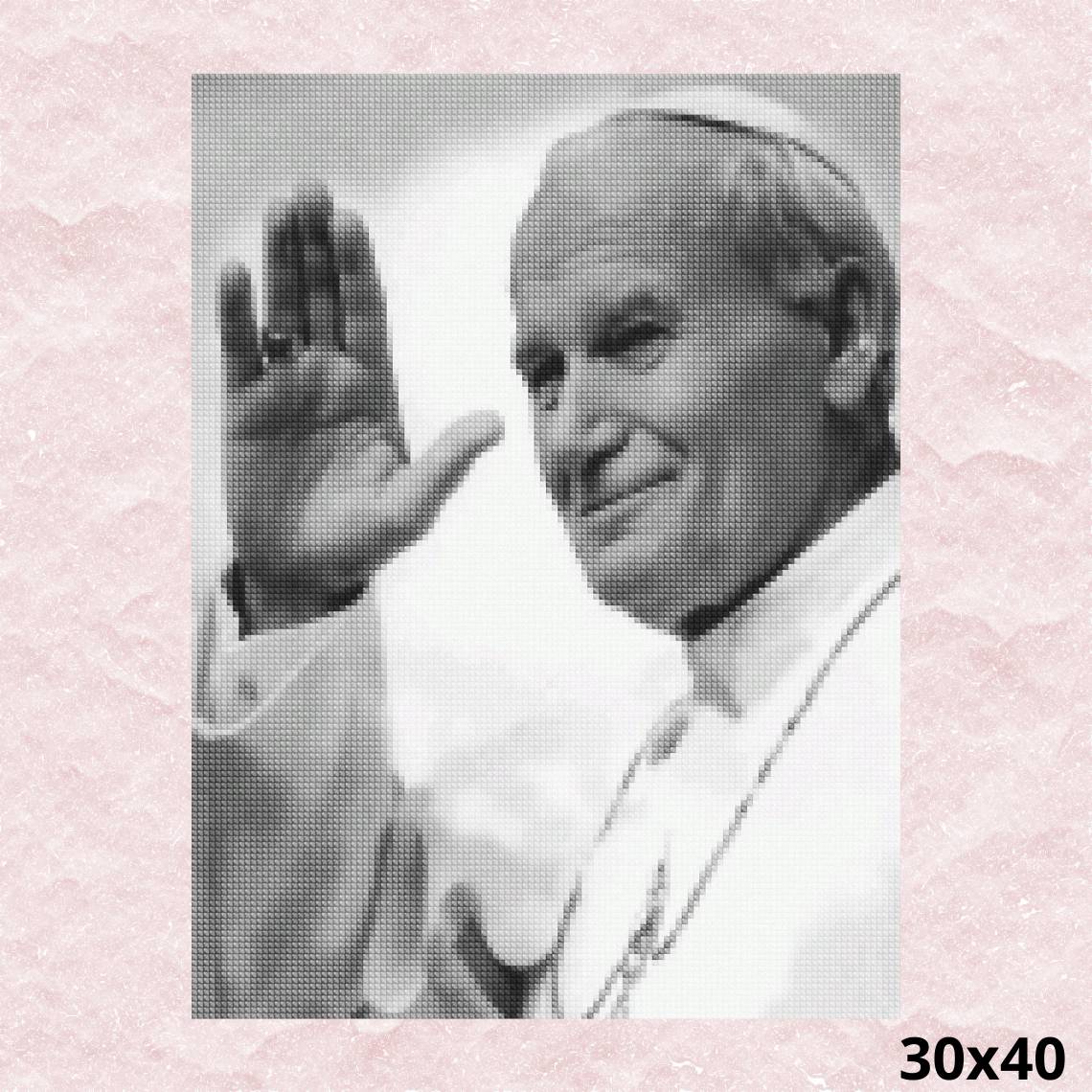 Pope John Paul II 30x40 - Diamond Painting