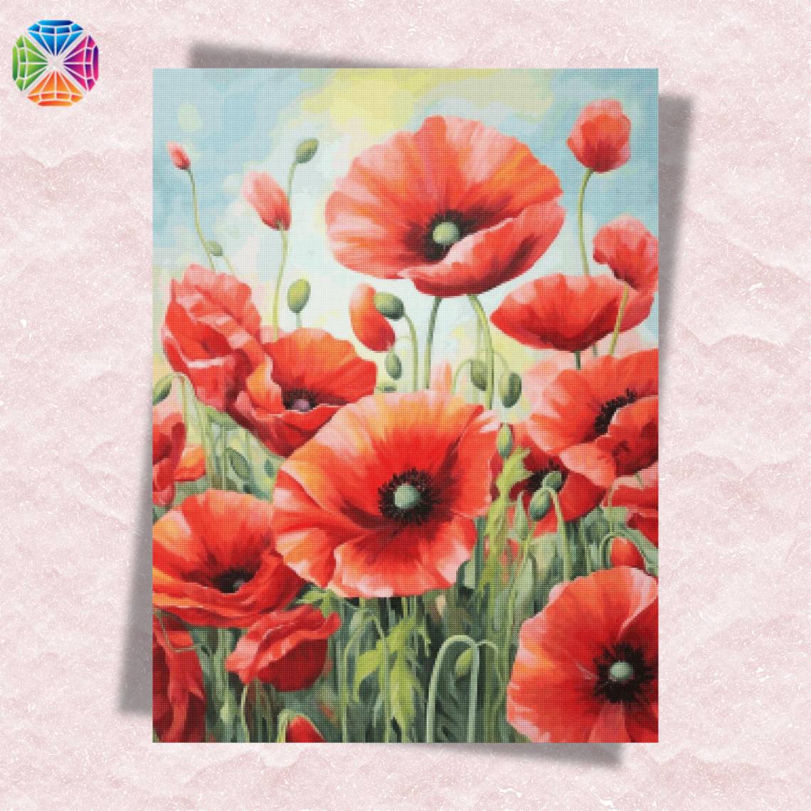 Poppy red - Diamond Painting