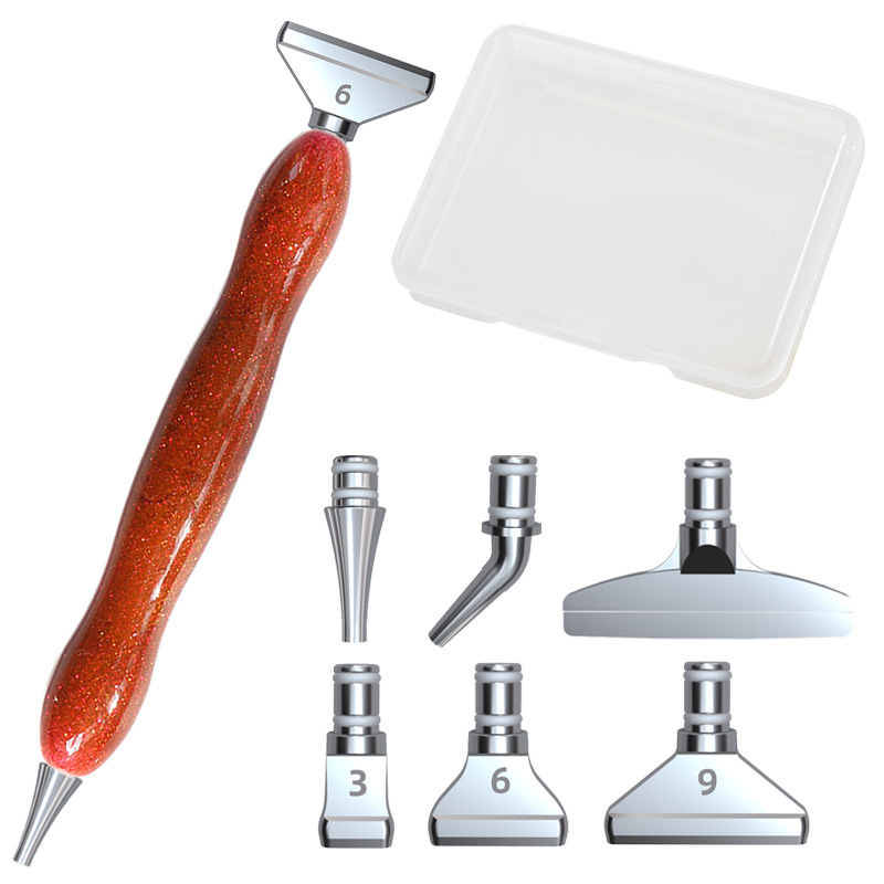 Brown Premium Ergonomic Diamond Painting Pen Set