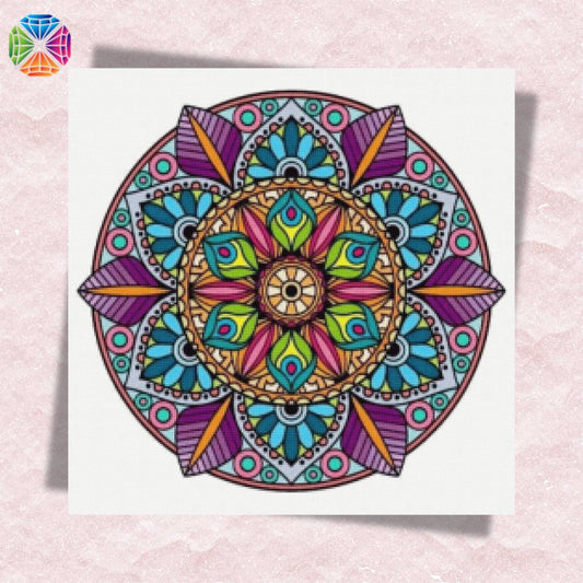 Purple Mandala - Diamond Painting