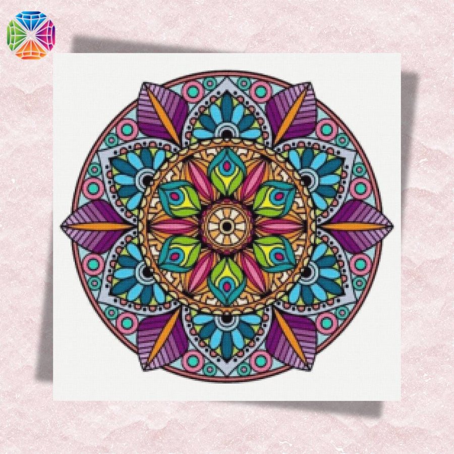 Purple Mandala – Diamond Painting