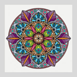 Purple Mandala - Diamond Art World