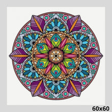 Load image into Gallery viewer, Purple Mandala 60x60 - Diamond Art World
