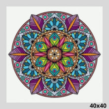 Load image into Gallery viewer, Purple Mandala 40x40 - Diamond Art World
