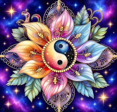 Purple Mandala - Diamond Painting