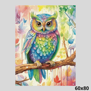 Rainbow Owl 60x80 - Diamond Painting