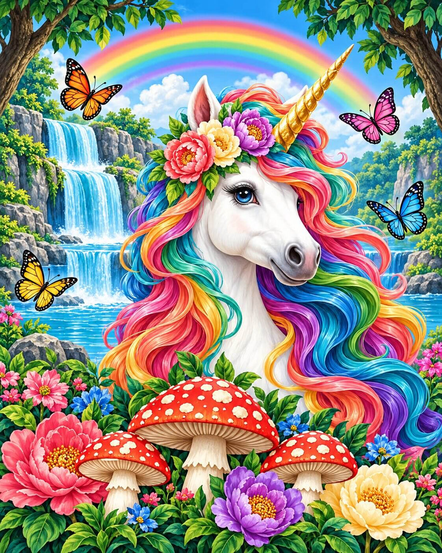 Rainbow Unicorn Diamond Painting – Diamond Painting