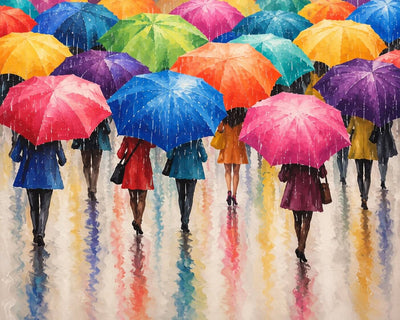 Raining Day - Diamond Painting