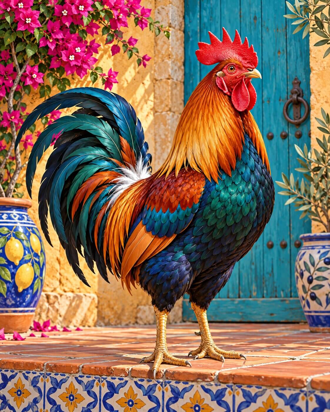 Rooster - Diamond Painting