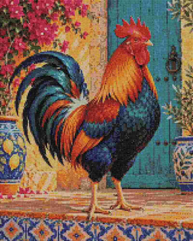 Rooster - Diamond Art