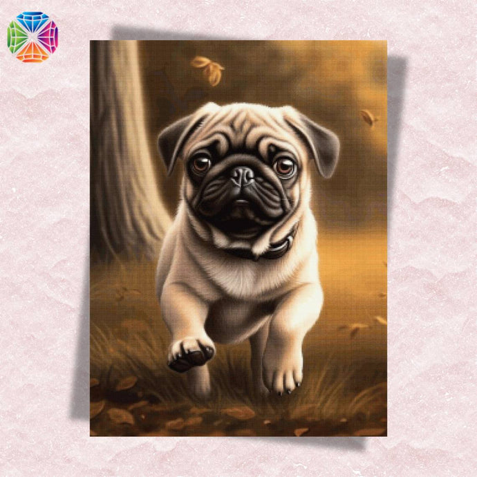 Sad Pug Dog - Diamond Painting