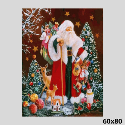 Santa Claus Christmas 60x80 - Diamond Painting